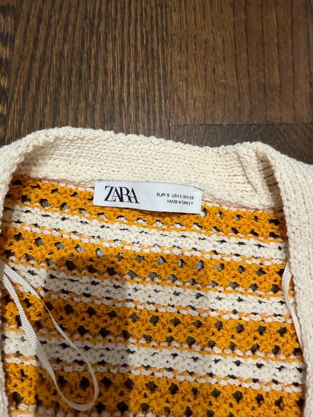 Zara Coachella/Festival Style Crochet Bralette with Matching Open Cardigan - Picture 3 of 5